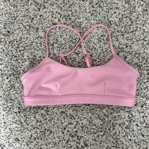 ALO Yoga Sweet Pink Sports Bra (airlift intrigue bra)